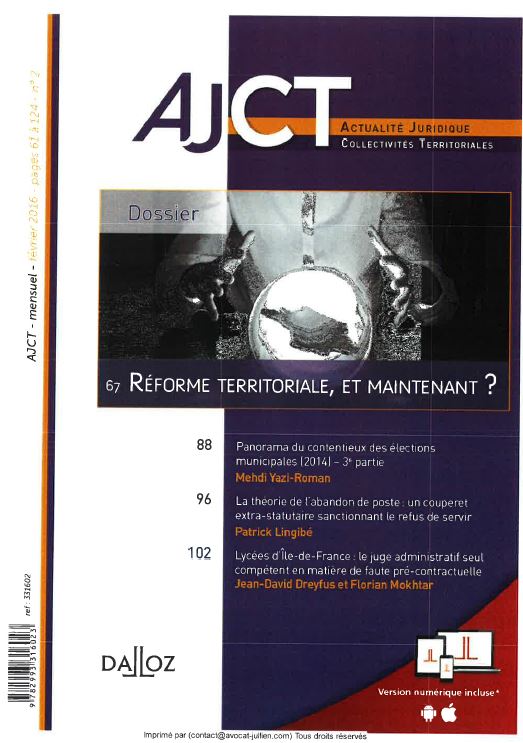 La théorie de l'abandon de poste : un couperet extra-statutaire sanctionnant le refus de servir
